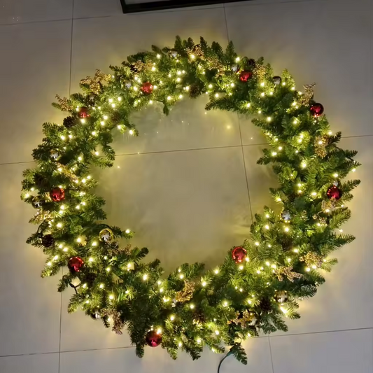 Premium Lighted Wreaths